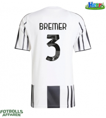 Juventus Gleison Bremer #3 Hemmatröja 2025-26 Kortärmad
